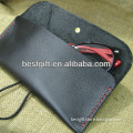 top leather eyewear cases, simple design glasses holder, your logo is available